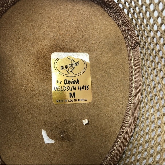 Bukskins Uniek Veldsun Outback Shade Safari Wide Brim Canvas Mesh Hat - Picture 7 of 9